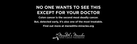 Darmkrebs Kampagne Text